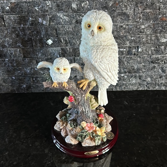 The Canadian Wilderness Collection Mother and baby Owls. - Picture 2 of 5